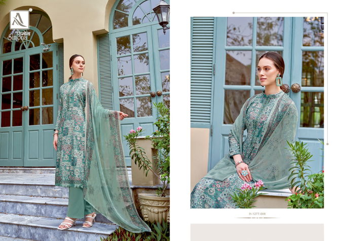 Simona By Alok Printed Designer Dress Material Catalog
